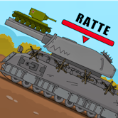 Tanks 2D Battle with Ratte - play Tanks 2D Battle with Ratte img